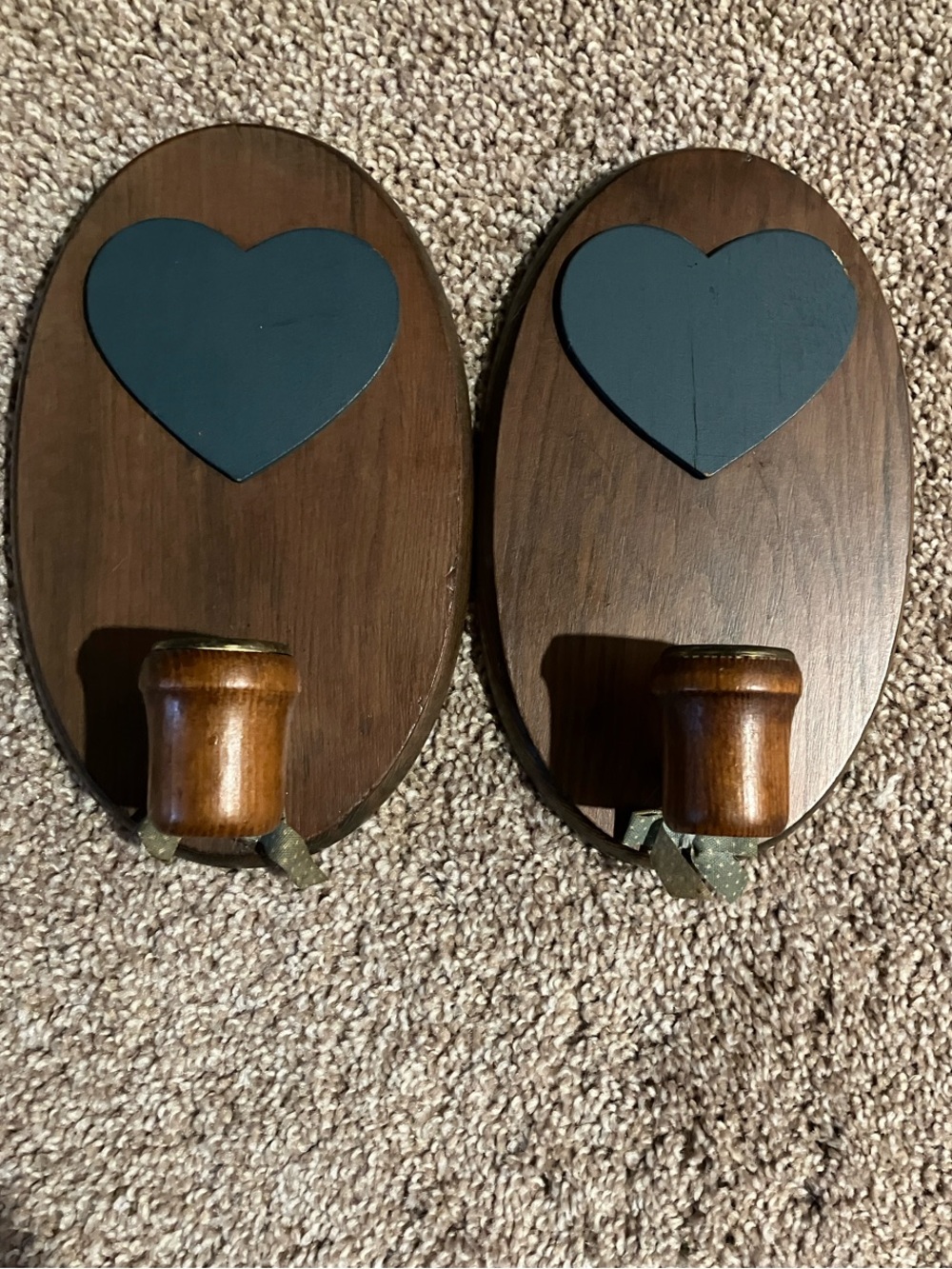 Vintage Wooden Sconce